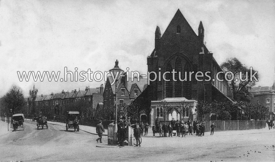 St Michaels and All Angels Church, Stoke Newington Common, London. c.1905